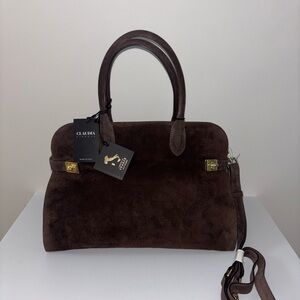 CLAUDIA FIRENZE
Chocolate Brown
Suede Satchel